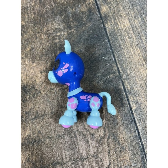 Zoomer Zups Interactive Giraffe With Lights & Sounds! Safari Pets Rafa! Blue! - Picture 2 of 13